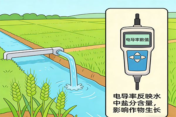 灌溉水电导率反映水中盐分含量